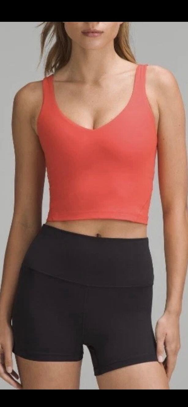 Lululemon Coral Align Tank Top Size 8